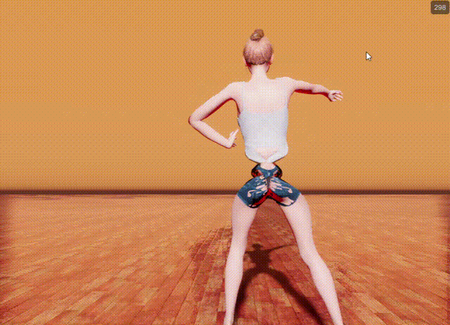 setting DanceXR  DanceXR 문제 : CG 모델의 허리가 비틀